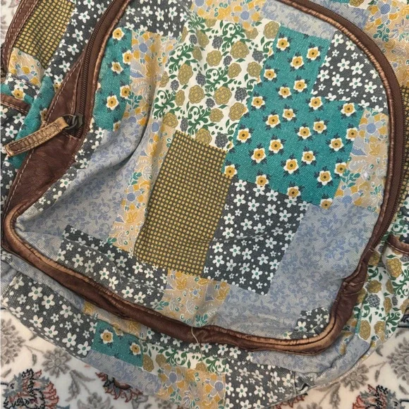 UNIONBAY Multicolor Patchwork Backpack - Picture 3 of 4